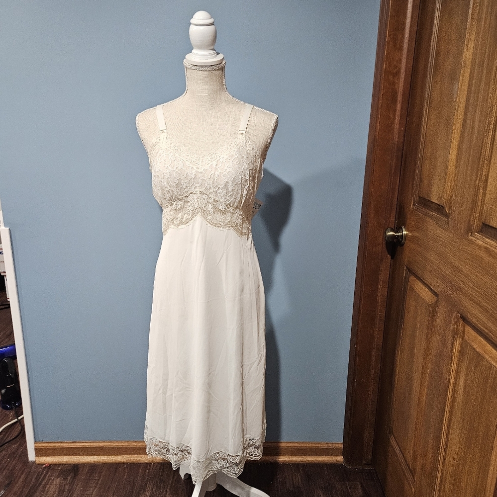 Vintage Deadstock Isis Nylon Slip Dress - Size Small